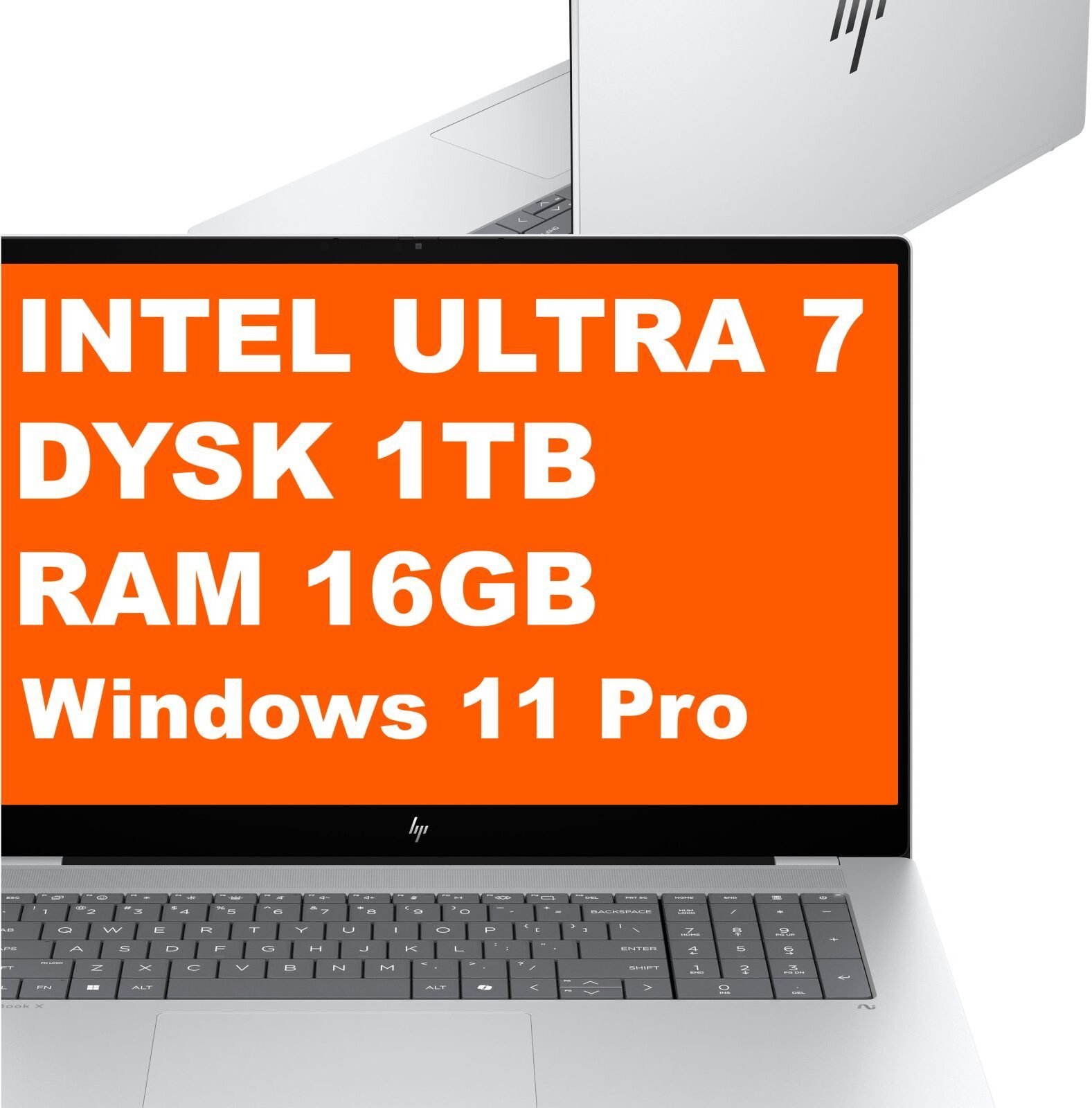 HP OmniBook X 17-dd0013dx / B5UH5UA / Intel Ultra 7 / 16GB / 1TB / Intel Arc / FullHD / Dotyk / Win 11 Pro / Srebrny