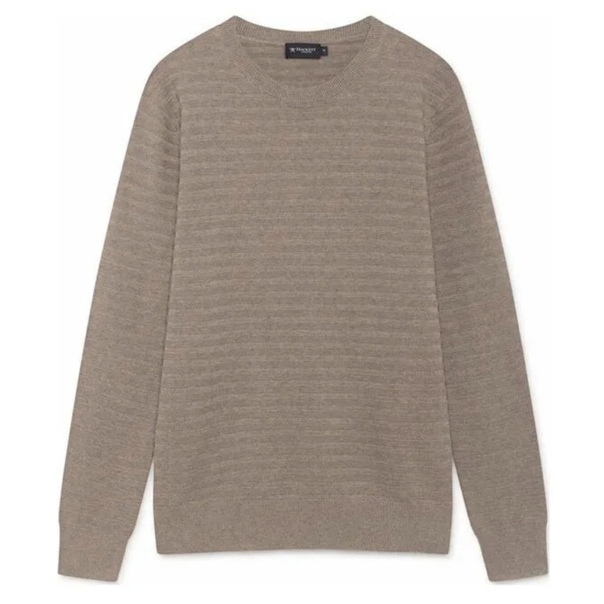 Sweter męski Hackett London Garter bawełniany beżowy-XXL