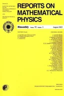 Czasopisma - Reports on Mathematical Physics 921 - miniaturka - grafika 1