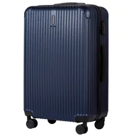 Walizki - DUŻA WALIZKA WINGS EGRET z poszerzeniem 28" DARK BLUE - miniaturka - grafika 1