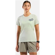 Koszulki sportowe damskie - Koszulka damska Odlo ESSENTIAL PRINT T-shirt crew neck s/s - miniaturka - grafika 1