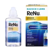 Płyny do soczewek kontaktowych - Płyn ReNu Advanced 100 ml - miniaturka - grafika 1