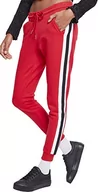 Spodnie damskie - Urban Classics Damskie spodnie dresowe College Contrast, Firered/Wht/Blk, 5XL - miniaturka - grafika 1