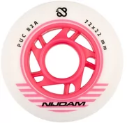 Akcesoria do skatingu - Nijdam Kółka do rolek 72mm x4 N70FA06-SLV - miniaturka - grafika 1