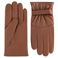 Rękawiczki - Roeckl Howell męskie skórzane rękawiczki, brązowy (saddlebrown) 9, Saddlebrown - miniaturka - grafika 1