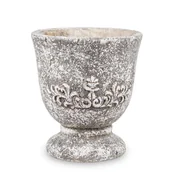 Donice - Osłonka Ceramiczna Szara H: 18 Cm - miniaturka - grafika 1