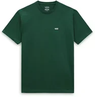 Koszulki męskie - t-shirt męski VANS LEFT CHEST LOGO TEE Eden/White - miniaturka - grafika 1