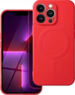 Etui i futerały do telefonów - OEM Futerał SILICONE MAG COVER kompatybilny z MagSafe do IPHONE 16 Pro Max czerwony - miniaturka - grafika 1