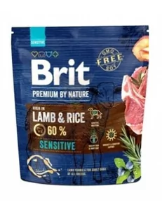 Brit Premium by Nature Sensitive 1 kg - Sucha karma dla psów - miniaturka - grafika 1