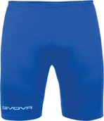 Spodnie sportowe męskie - Givova Spodenki Bermuda Skin niebieskie 2XL - miniaturka - grafika 1