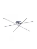 Lampy sufitowe - Leuchten Direct Designerska lampa sufitowa ze stali  w tym LED z regulacją - Simona Sei - miniaturka - grafika 1