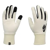 Rękawiczki - Nike W TG Club polarowe rękawiczki do fitnessu damskie w kolorze kokosowym mleczny/czarny/czarny, rozmiar: S, N.100.4361.119.SL - miniaturka - grafika 1