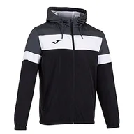 Kurtki męskie - Joma Crew IV męska kurtka przeciwdeszczowa, czarna/antracyt, S - miniaturka - grafika 1