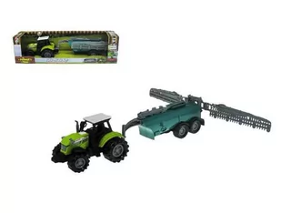 Traktor z przyczepą 27cm światło dźwięk 550-4P Hipo - Samochody i pojazdy dla dzieci - miniaturka - grafika 1