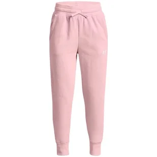 Spodnie dresowe dziewczęce Under Armour Rival Fleece LU Joggers - Odzież sportowa dziecięca - miniaturka - grafika 1