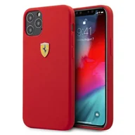 Etui i futerały do telefonów - Ferrari On Track Silicone – Etui iPhone 12 Pro Max czerwony - miniaturka - grafika 1