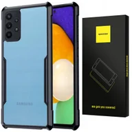 Etui i futerały do telefonów - Etui Pancerne Spacecase Beetle Przezroczyste Plecki Case Pokrowiec Obudowa Galaxy A52 5G Czarny - miniaturka - grafika 1