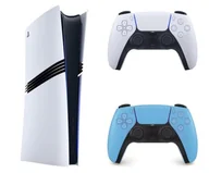 Konsole Playstation - Sony PlayStation 5 Pro + DualSense Ice Blue - miniaturka - grafika 1