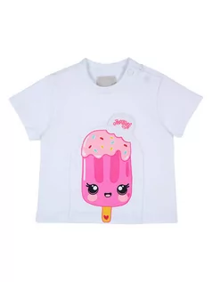 Kaftaniki dla niemowląt - Chicco Koszulka w kolorze biało-różowym - grafika 1
