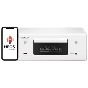 AMPLITUNER STEREO Z CD DENON RCDN-10 BIAŁY - Odtwarzacze CD - miniaturka - grafika 1