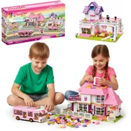 Klocki - COIL Klocki konstrukcyjne zestaw dla dzieci 1898 el. Elementów miasteczko - miniaturka - grafika 1