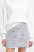 Spódnice - Pepe Jeans spódnica bawełniana OLAYA SKIRT kolor niebieski mini ołówkowa PL901212 - miniaturka - grafika 1