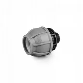 Łączniki, trójniki, kształtki - BRADAS Łącznik do rur PE 32mm złączka z gwintem zewnętrznym 1" PN10 6639 DSRA10L32M1 - miniaturka - grafika 1