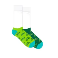 Skarpetki męskie - Zabawne Stopki W Rowery - Tour De Green - 44-46 - miniaturka - grafika 1