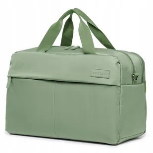 PUCCINI Torba Podróżna Sportowa Weekendowa Ramię Laptopa Zielona B50251-5A - Torby męskie - miniaturka - grafika 1