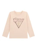 Bluzki damskie - Guess Bluzka K5BI06 J1314 Różowy Regular Fit - miniaturka - grafika 1