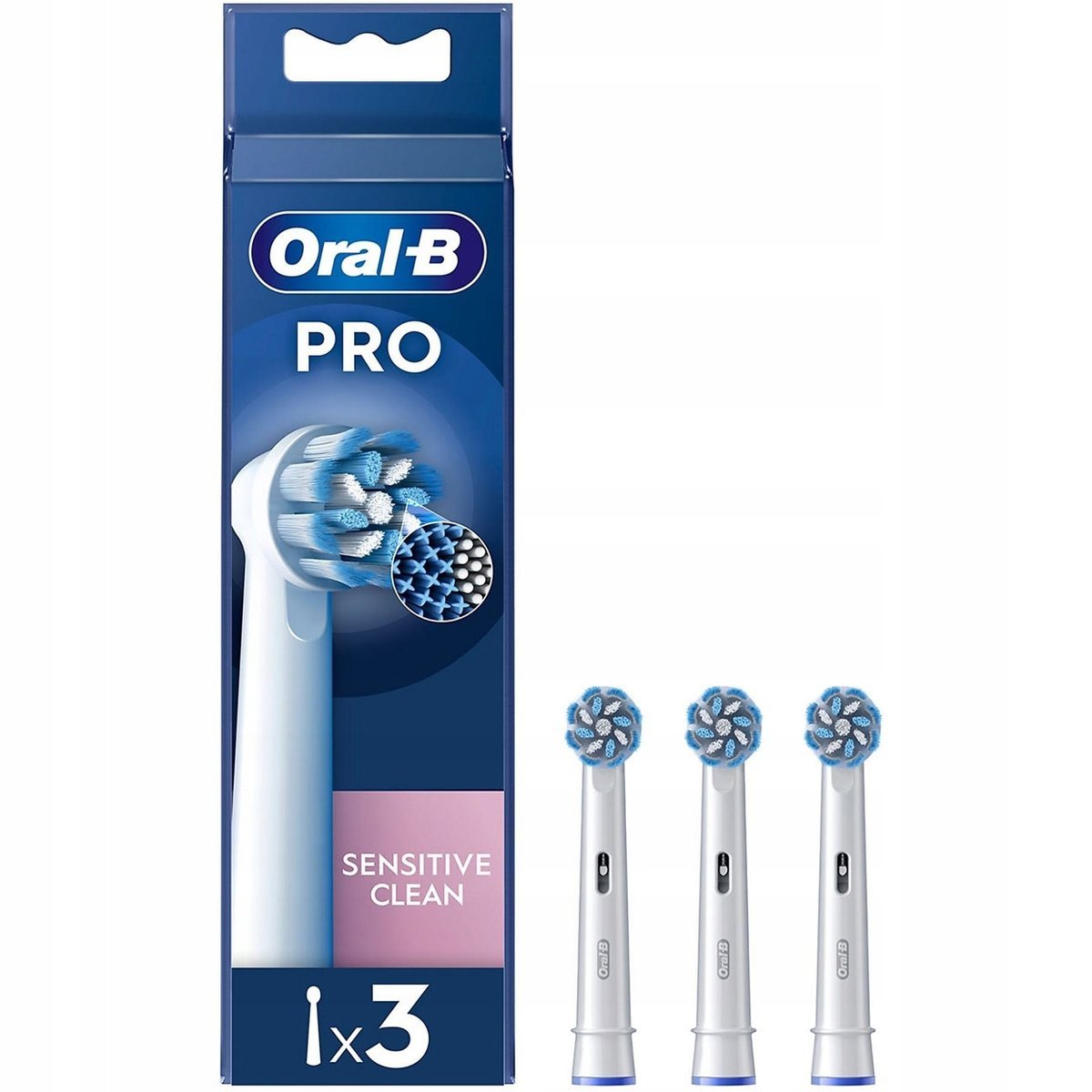 KOŃCÓWKA DO SZCZOTECZKI ELEKTRYCZNEJ ORAL-B SENSI ULTRATHIN 3 SZT.