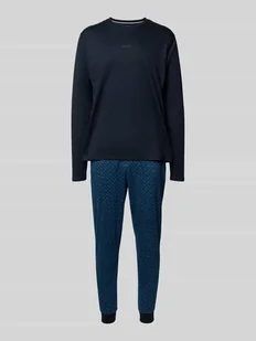 Piżama o kroju regular fit z czystej bawełny - Piżamy męskie - miniaturka - grafika 1