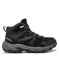 Buty trekkingowe damskie - Trekkingi Jack Wolfskin Vojo Tour Lt Texapore Mid W A62073 Szary - miniaturka - grafika 1