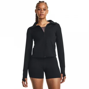 Damska kurtka treningowa Under Armour Meridian Jacket - czarna - Kurtki damskie - miniaturka - grafika 1