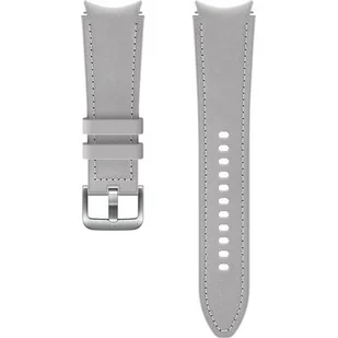 Samsung Pasek wymienny Galaxy Watch4 Classic 46mm hybridní kožený 20 mm M/L) ET-SHR89LSEGEU) Srebrny - Akcesoria do smartwatchy - miniaturka - grafika 1