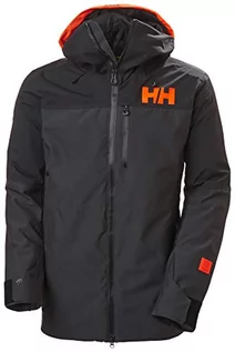 Kurtki męskie - Helly Hansen Helly-Hansen Męska kurtka Straightline Lifaloft czarny hebanowy L 65671 - grafika 1