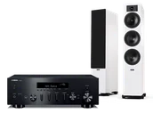 Zestawy stereo - Yamaha R-N600A (czarny) + Tesi 6 (biały) - miniaturka - grafika 1