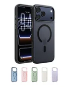 Etui i futerały do telefonów - Belkin SheerForce Grip Zgodne z MagSafe Etui na Telefon iPhone 17 Pro Max, Niskoprofilowe z Antypoślizgowymi Bokami – Magnetyczne, Przezroczyste i Odporne na Uderzenia Etui do iPhone'a – Czarne - miniaturka - grafika 1