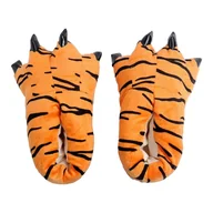 Kapcie damskie - Kapcie Dla Dorosłych Łapy Tygrys 3D z Pazurami EU 37-44 - miniaturka - grafika 1