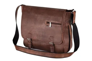 Stylowa brązowa casual torba męska na ramię SOLIER S12 - Torby męskie - miniaturka - grafika 1