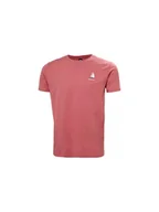Koszulki męskie - Koszulka HELLY HANSEN SHORELINE T-SHIRT 3. czerwony 2XL - miniaturka - grafika 1