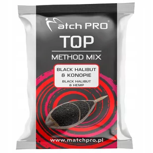 MATCHPRO Zanęta MethodMix Black Halibut 700g do Method Feeder Unisex - Przynęty - miniaturka - grafika 1