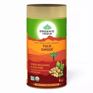 Herbata - Herbata liściasta z Imbirem Tulsi Ginger Organic India 100g - miniaturka - grafika 1