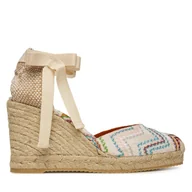 Espadryle damskie - Espadryle M Missoni Eva 80 MWB008_081 Biały - miniaturka - grafika 1