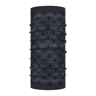 Apaszki i szaliki damskie - Komin Polar Reversible BUFF® dla dorosłych HAIKU DARK NAVY GREY FLEECE - grafika 1