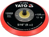 Klucze i nasadki - yato dysk / talerz polerski z rzepem 125mm 5/16" - miniaturka - grafika 1
