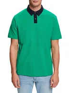 Koszule męskie - ESPRIT Collection Męska koszula polo, 023EO2K303, 311/GREEN 2, standardowa, 311/Green 2, L - miniaturka - grafika 1