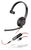 Słuchawki - POLY SŁUCHAWKI Z MIKROFONEM PLANTRONICS BLACKWIRE - miniaturka - grafika 1