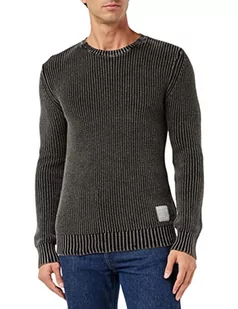 Replay Sweter męski, 98 czarny, XL - Swetry męskie - miniaturka - grafika 1