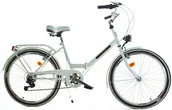 Rowery - Dallas Bike Składak 1spd 24 cale Biały - miniaturka - grafika 1